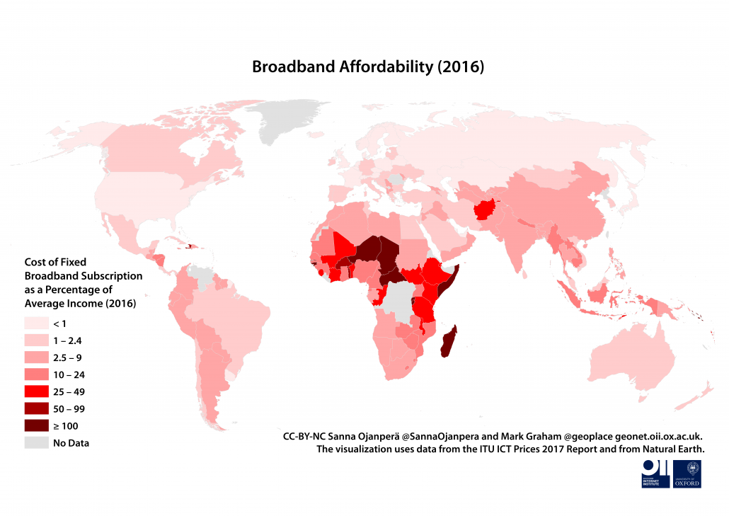 Mapping Broadband Affordability in 2016